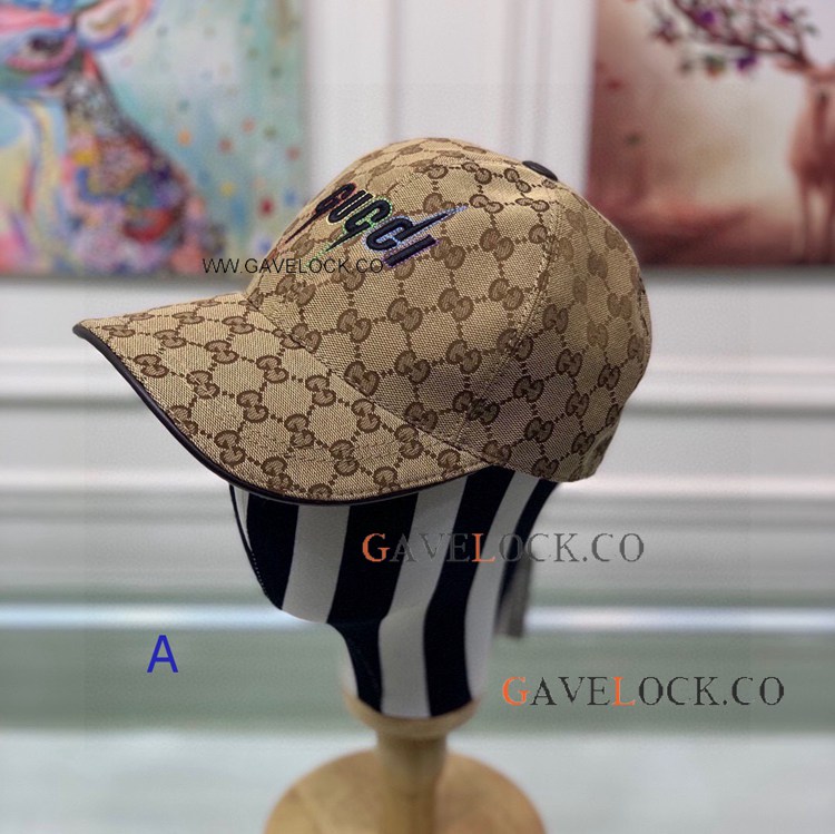 Gucccl Gg Baseball Hat with logo Embroidered